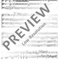 Quartet concertante G Major - Score