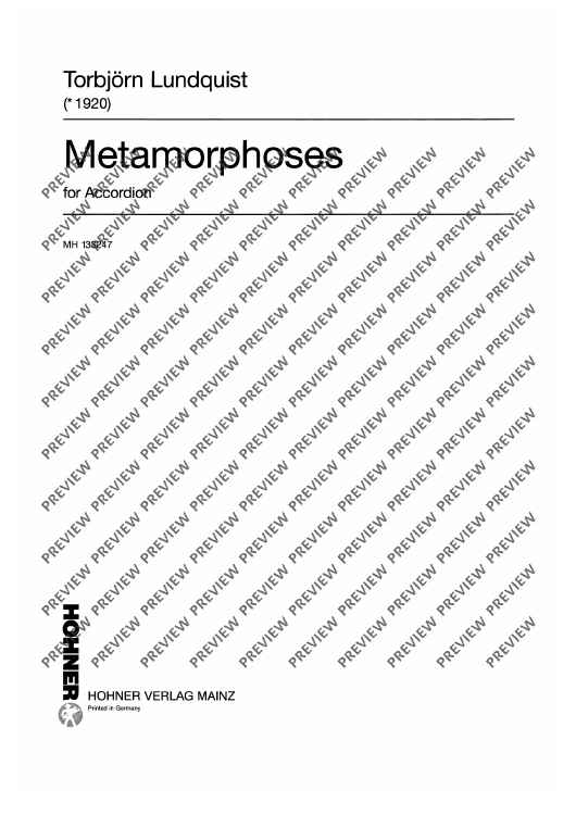 Metamorphoses