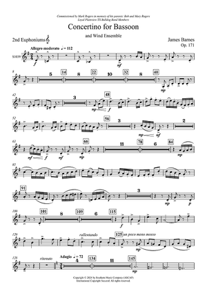 Concertino for Bassoon and Wind Ensemble - Euphonium 2 TC