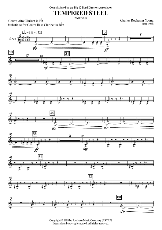 Tempered Steel - Eb Contra Alto Clarinet