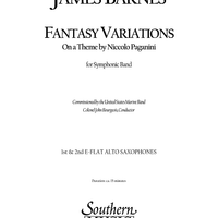 Fantasy Variations on a Theme of Paganini - Eb Alto Sax 1 & 2