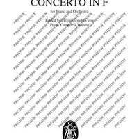 Concerto in F - Full Score