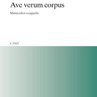 Ave verum corpus - Choral Score