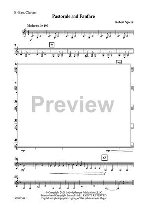 Pastorale and Fanfare - Bb Bass Clarinet