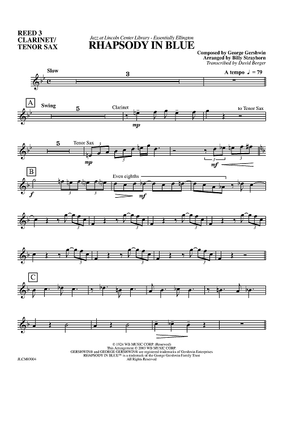 Rhapsody in Blue - Clarinet/Tenor Sax 1