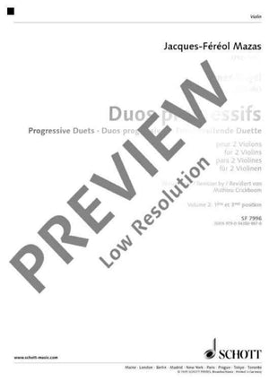 Duos progressifs - Performing Score