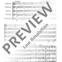 String Quintet C major - Full Score