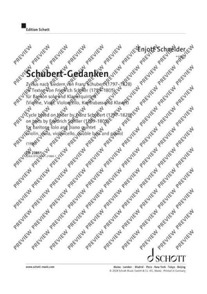 Schubert-Gedanken - Score and Parts