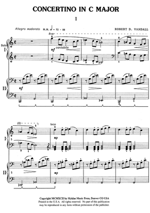 Concertino in C Major - Movement I