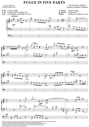 Fugue in Five Parts