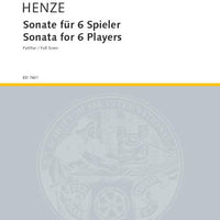 Sonata for 6 Players - Score