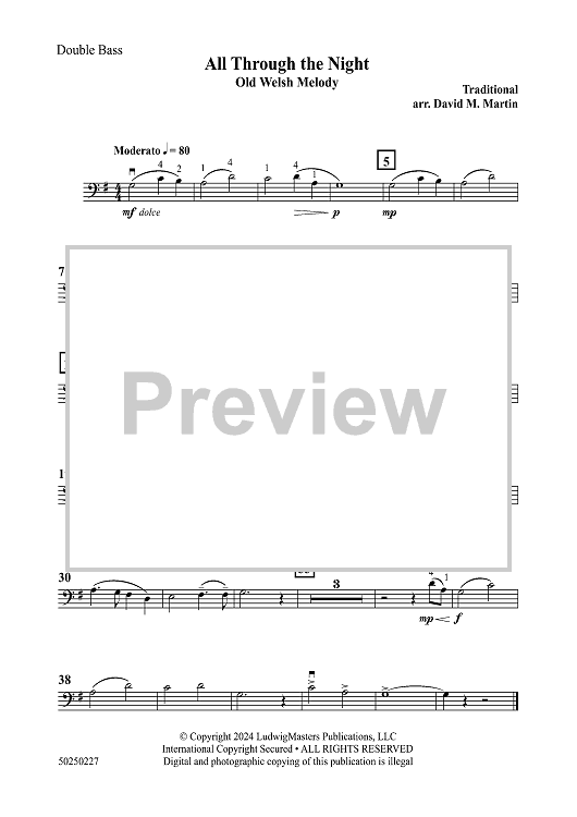 All Through the Night - Double Bass