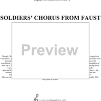 Soldiers' Chorus From Faust