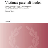 Victimae paschali laudes - Choral Score