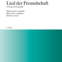 Drei Männerchöre - Choral Score