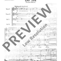 Der Tod - Choral Score