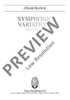 Symphonic Variations - Full Score