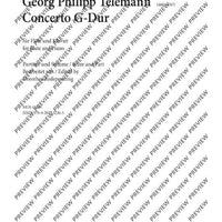 Concerto G Major - Piano Score and Solo Part