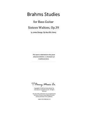 Brahms Studies for Bass Guitar - Sixteen Waltzes, Op.39