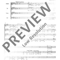 Zwölf Quartette - Choral Score