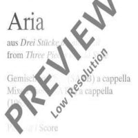 Aria - Choral Score