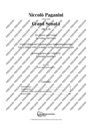 Grand Sonata - Score and Parts