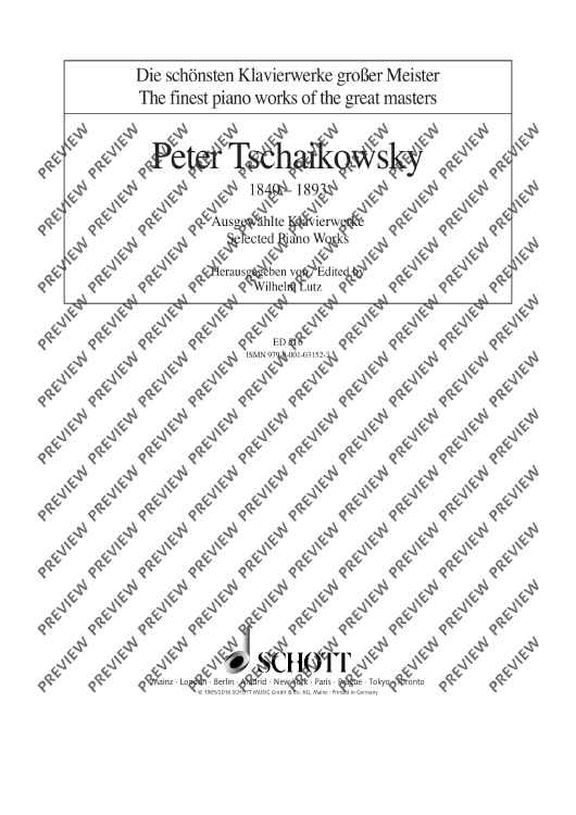 Selected Piano works