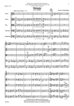 Midnight (A Slow Mambo) - Full Score