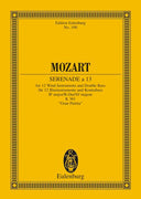 Serenade a 13 No. 10 B flat major - Full Score