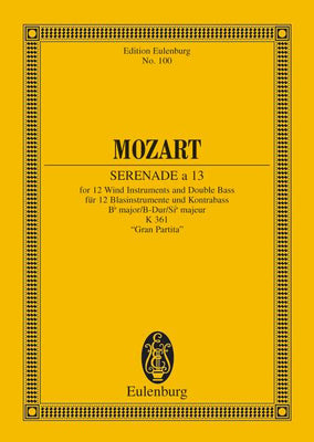 Serenade a 13 No. 10 B flat major - Full Score