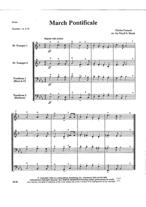 March Pontificale - Score and Parts