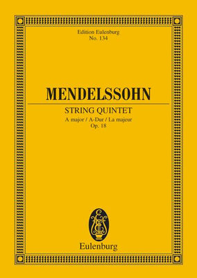 String Quintet A major - Full Score