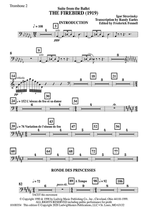 The Firebird Suite for Symphonic Band - Trombone 2