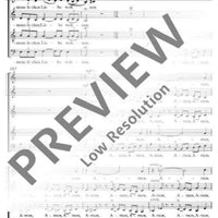 Herr, Herr, lehre uns! - Choral Score