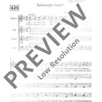 Drei ungarische Volkslieder - Choral Score