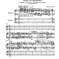 Piano Concerto in A Minor, Opus 54 for 2 Pianos - 1st Movement