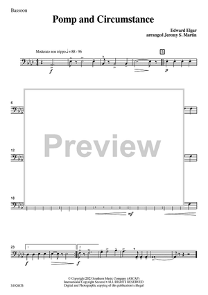 Pomp and Circumstance (easy) - Bassoon