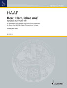 Herr, Herr, lehre uns! - Score