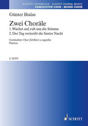 Zwei Choraele - Choral Score