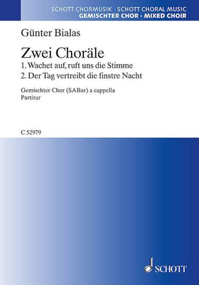 Zwei Choraele - Choral Score