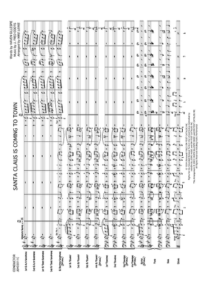 Santa Claus is Coming to Town - Score