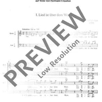 Zwei Festsprüche - Choral Score