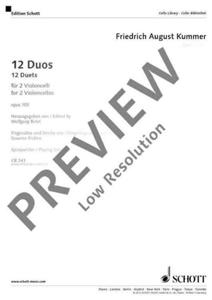 12 Duets - Performing Score