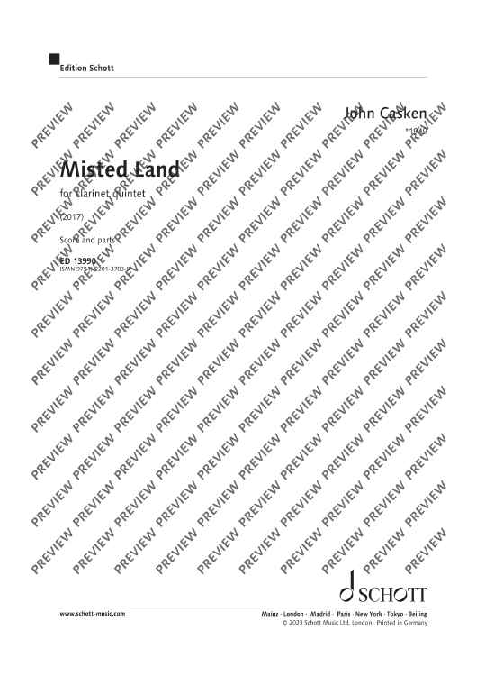 Misted Land - Score and Parts
