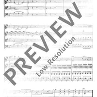 Quartet concertante G Major - Score