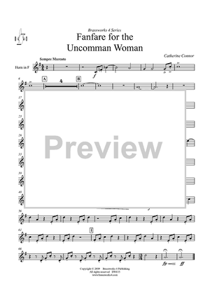 Fanfare for the Uncomman Woman - Horn in F