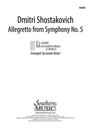 Allegretto: from Symphony No. 5, Mvt. 2 - Double Bass