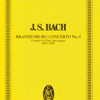 Brandenburg Concerto No. 4 G major - Full Score