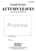 Autumn Leaves (Les feuilles mortes) - Full Score