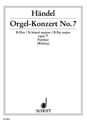 Orgel-Konzert No. 7 in B flat major - Score